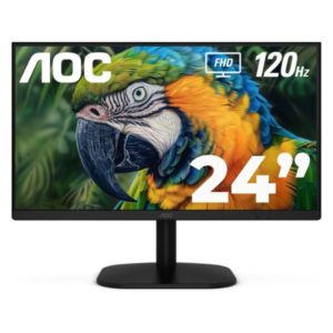MONITOR AOC 24B35H3 24 PULG PLANA FULL HD 1920 X 1080 120HZ IPS LED ADAPTIVE SYNC HDMI / VGA / 3.5MM NEGRO