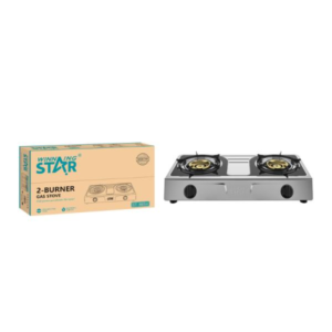 COCINA DE GAS DE 2 QUEMADORES WINNING ST-9654 MQL-425-WST-19092 GRIS