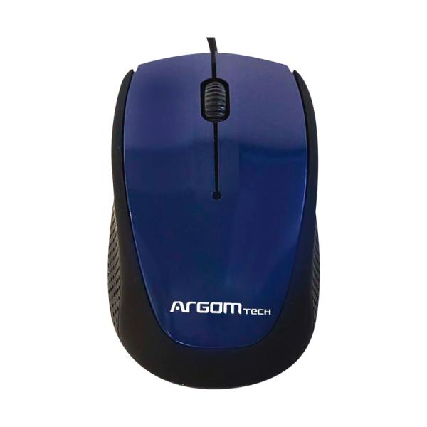 MOUSE ARGOM OPTICO ALAMBRICO ARG-MS-0014L Azul