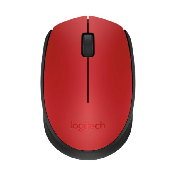 MOUSE LOGITECH M170 INALÁMBRICO 2.4 GHZ 1000 DPI 910-004941 ROJO