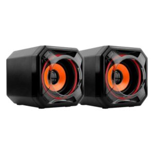 PARLANTE ARGOM VOLCANO BASS BLUETOOTH ARG-SP-1049BK NEGRO / NARANJA