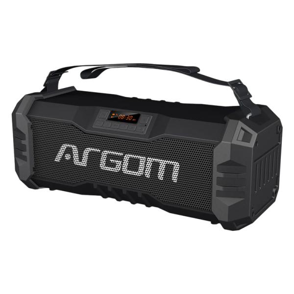 PARLANTE ARGOM SLAMBOX ACTIVE BEATS BLUETOOTH A PRUEBA DE AGUA ARG-SP-3303BK NEGRO