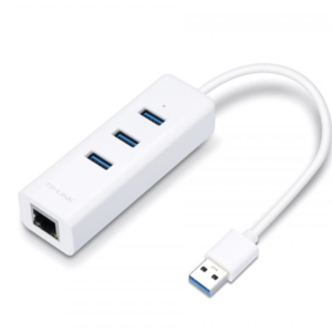 HUB TP LINK USB 3.0 3 PUERTO HUB & GIGABIT ETHERNET UE330(UN)