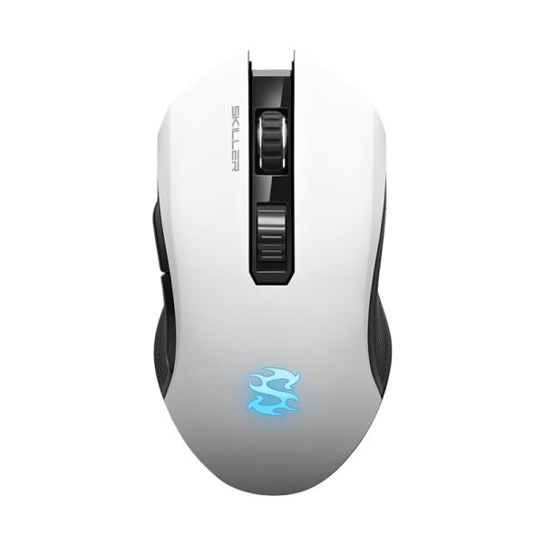 MOUSE GAMING RGB SHARKOON SKILLER SGM3 INALÁMBRICO 2.4 GHZ 6000 DPI 4044951026272 BLANCO