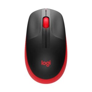 MOUSE LOGITECH M190 INALÁMBRICO CON RECEPTOR NANO 1000 DPI 910-005904 ROJO