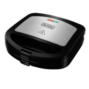 SANDWICHERA BLACK+DECKER 2 SERVICIOS NEGRA