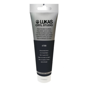 ACRILICO LUKAS CRYL STUDIO 125ML NEGRO OXIDO HIERR